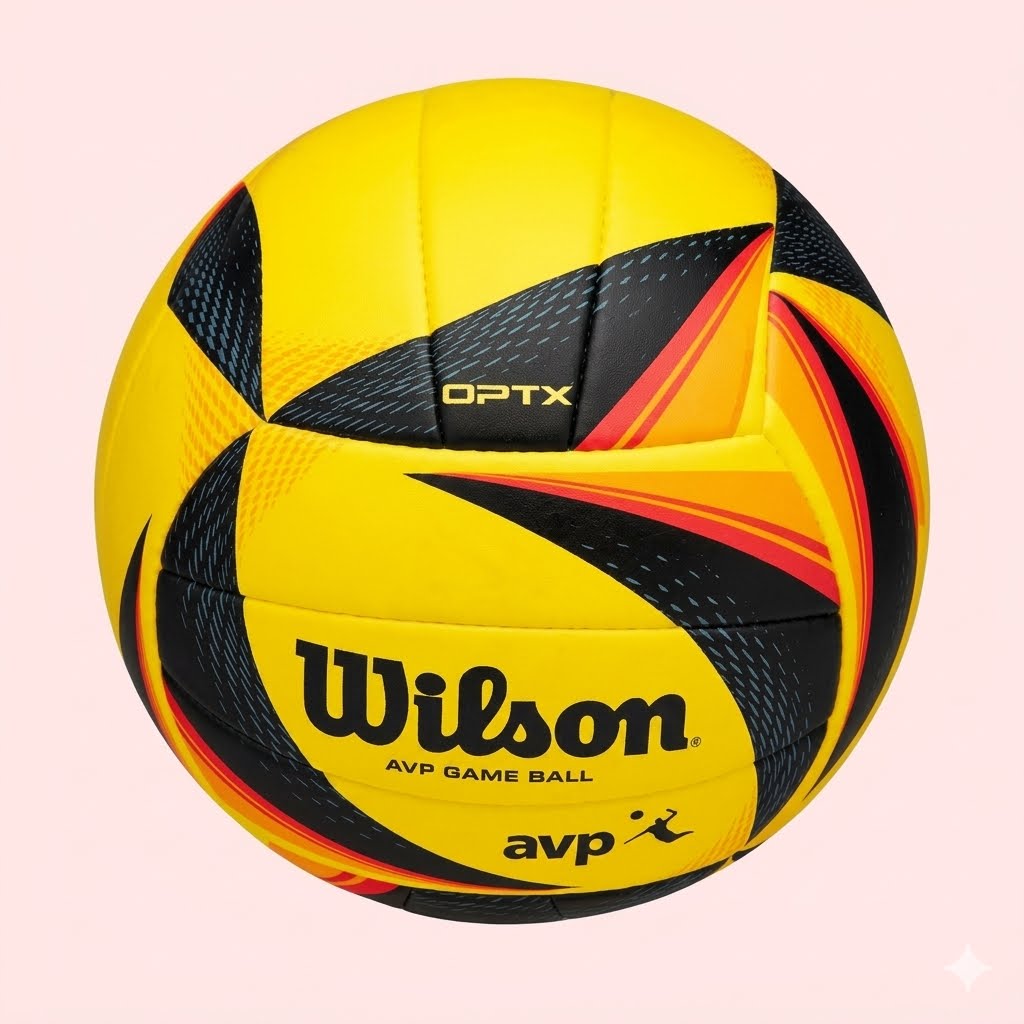 Wilson AVP OPTX Official Game Volleyball by sialkot ball makers